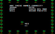 California Games for IBM PC/Compatibles - Are these names correct?