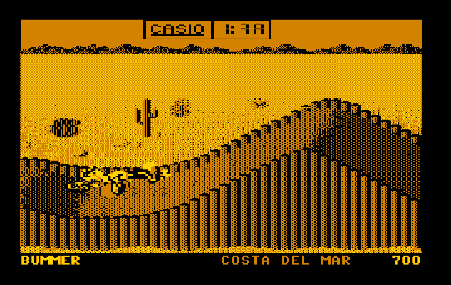 California Games IBM PC/Compatibles Screenshot: Bummer; I crashed.