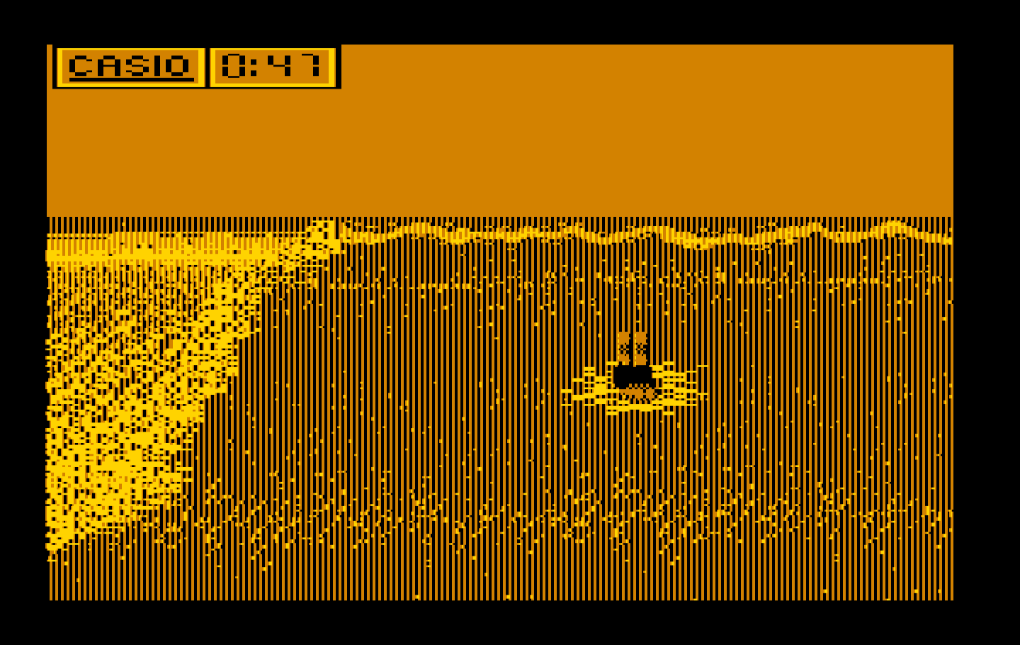 California Games IBM PC/Compatibles Screenshot: Wipeout!