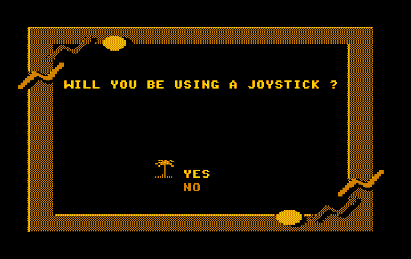 California Games IBM PC/Compatibles Screenshot: Do you have a joystick?