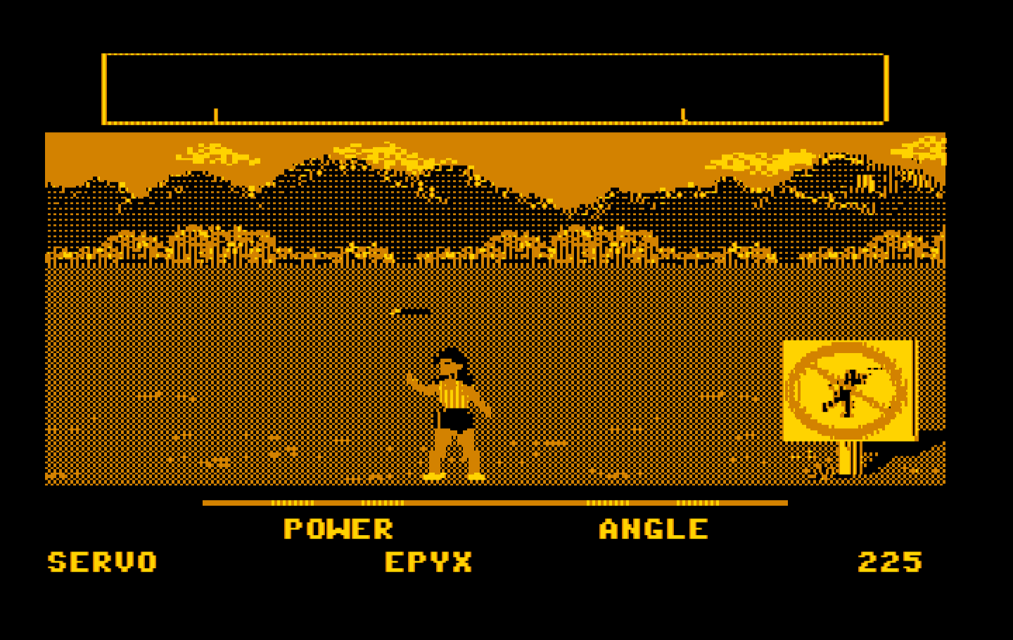 California Games IBM PC/Compatibles Screenshot: Caught the disc!