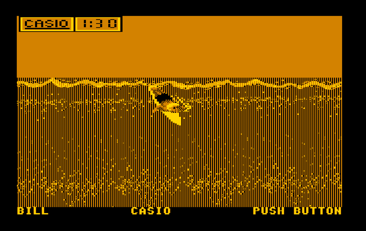 California Games IBM PC/Compatibles Screenshot: Surfing start.