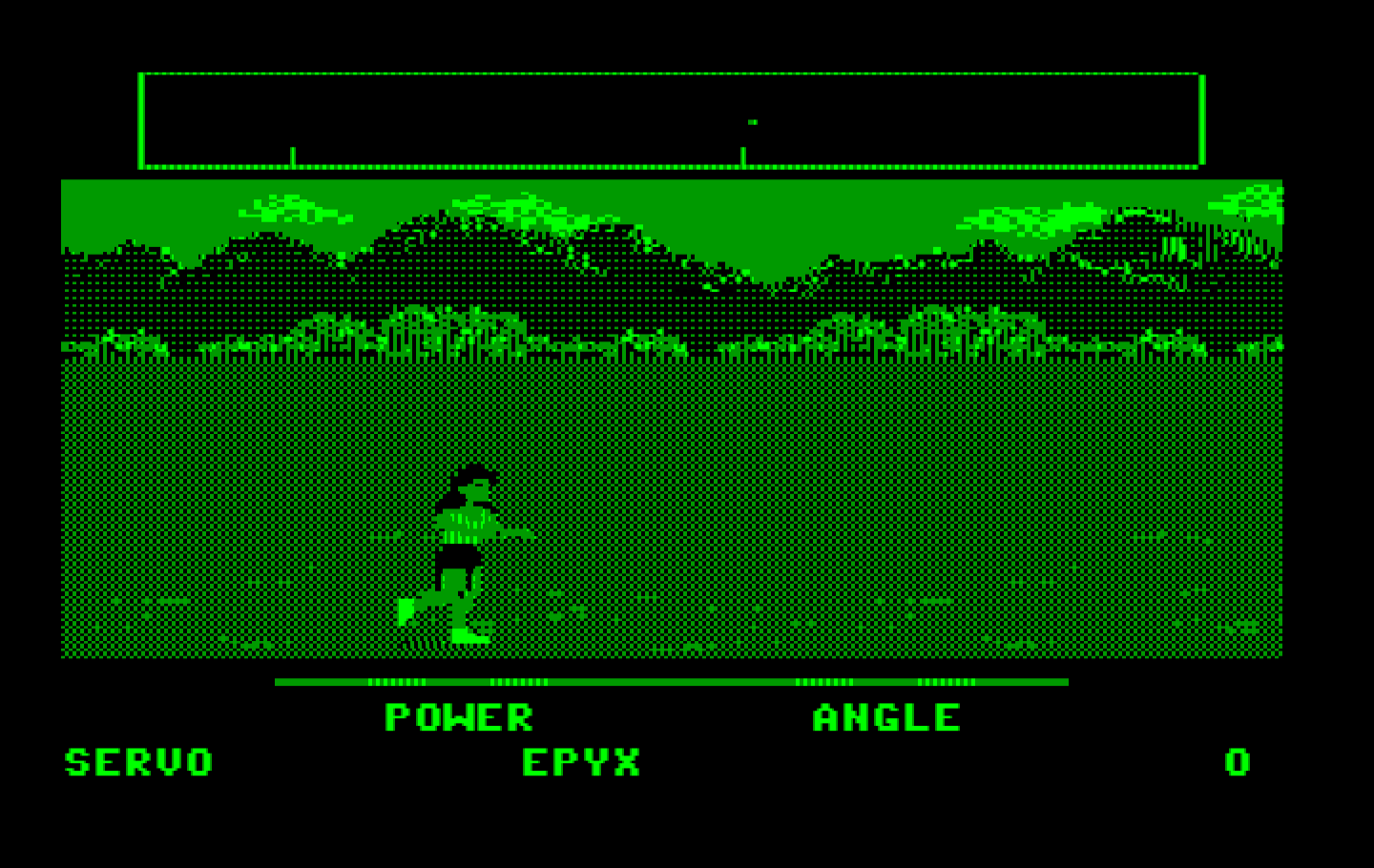 California Games IBM PC/Compatibles Screenshot: Chasing the disc...