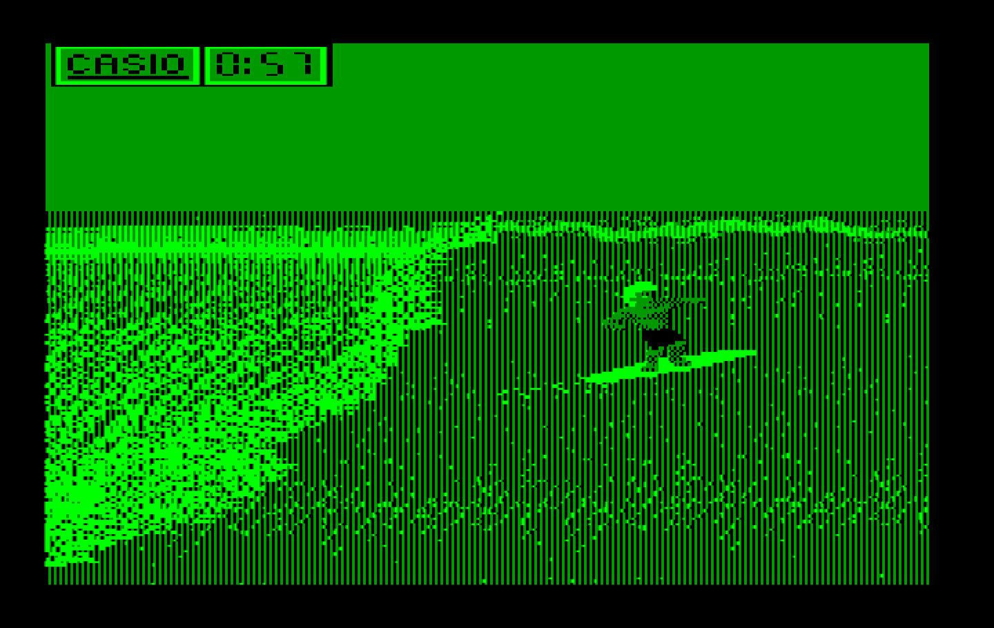 California Games IBM PC/Compatibles Screenshot: Surfing results.