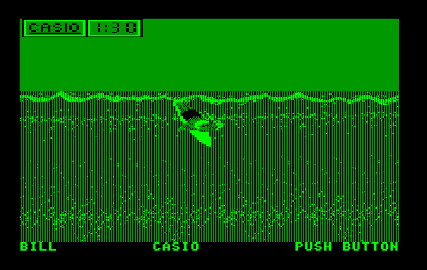 California Games IBM PC/Compatibles Screenshot: Surfing start.