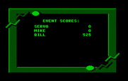 California Games for IBM PC/Compatibles - Event scores.