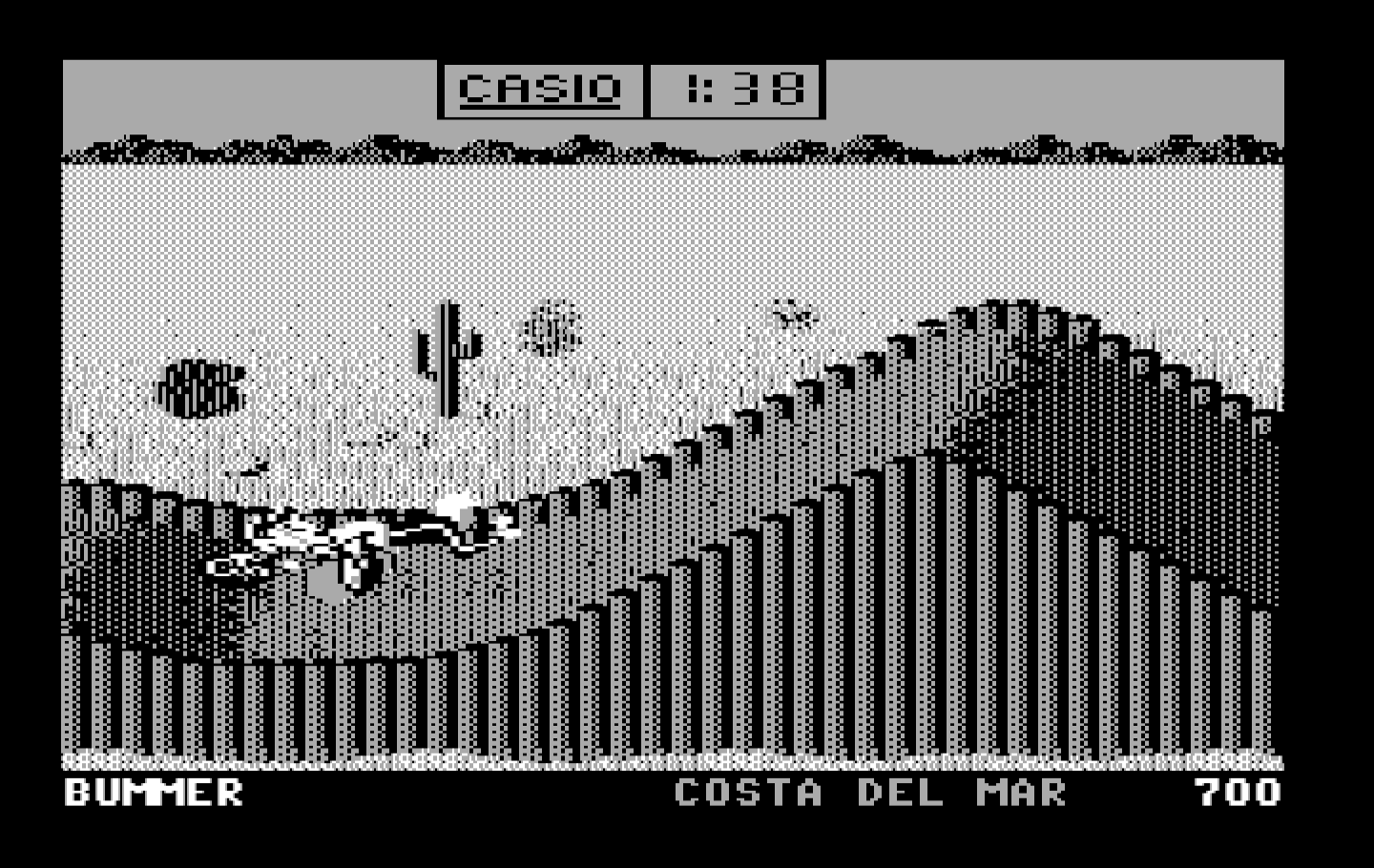 California Games IBM PC/Compatibles Screenshot: Bummer; I crashed.