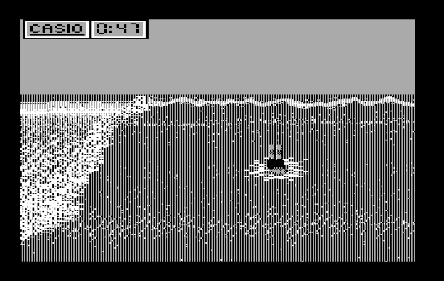 California Games IBM PC/Compatibles Screenshot: Wipeout!