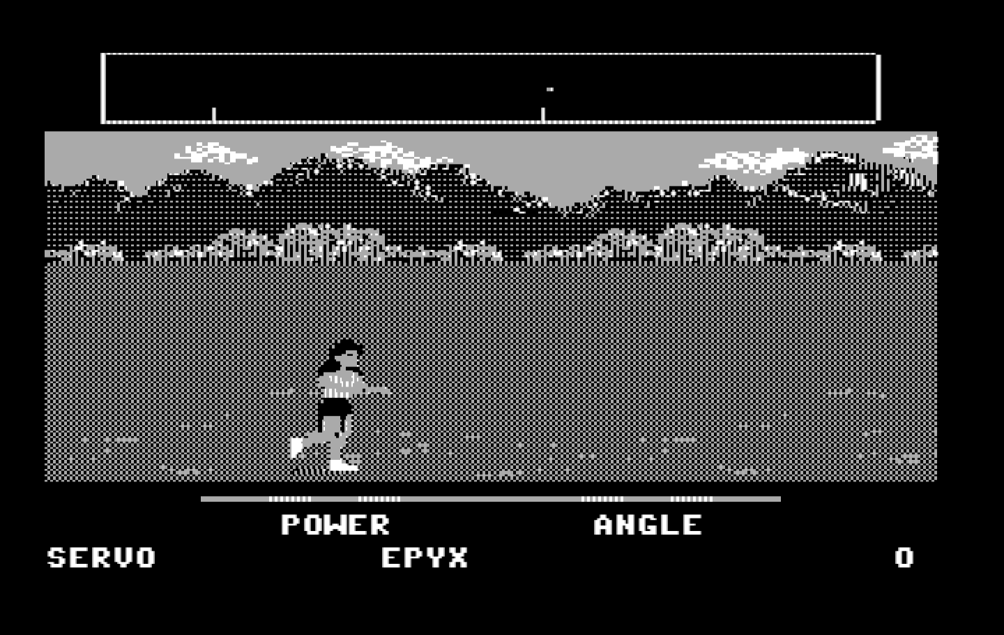 California Games IBM PC/Compatibles Screenshot: Chasing the disc...