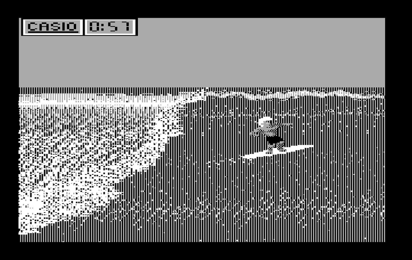 California Games IBM PC/Compatibles Screenshot: Surfing results.