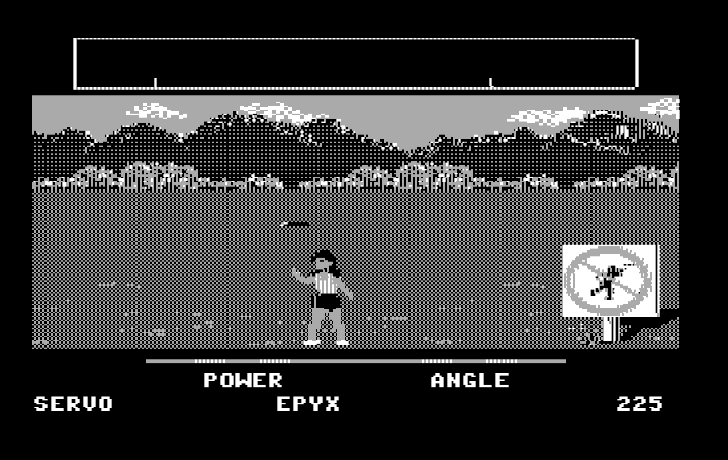 California Games IBM PC/Compatibles Screenshot: Caught the disc!
