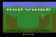 California Games for Atari 2600 - Beginning the half pipe event.