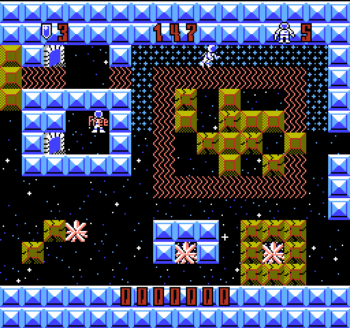 ShockWave NES / Famicom Screenshot: A free man is located in that block to the left...if you can figure out how to get there!
