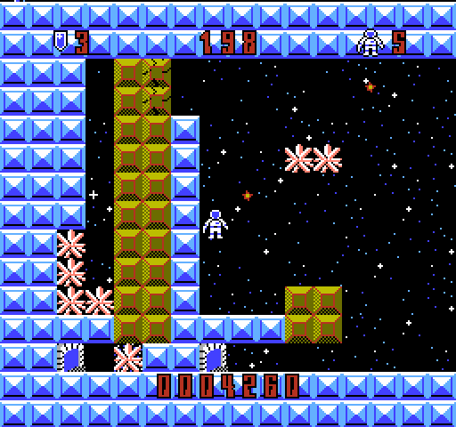 ShockWave NES / Famicom Screenshot: Some more crystals to collect...