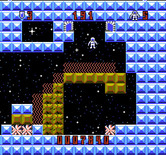 ShockWave for NES / Famicom - The squigly lines are blocks you can shoot through but not move through.