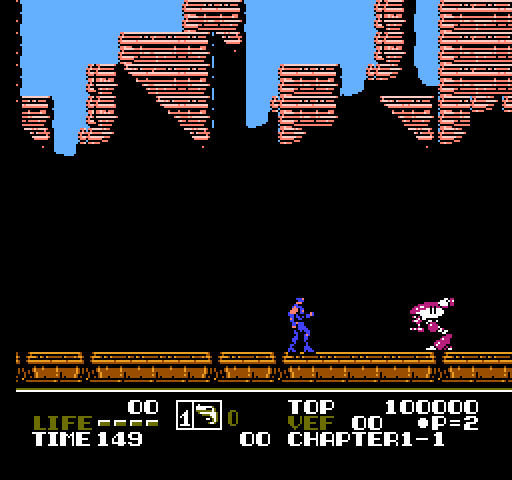 Low G Man NES / Famicom Screenshot: Game start.