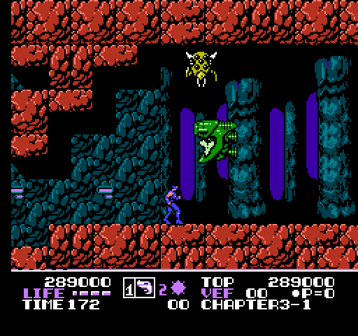 Low G Man NES / Famicom Screenshot: Careful, giants incoming!