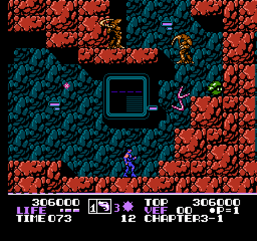 Low G Man NES / Famicom Screenshot: Avoid all the boomerangs here.