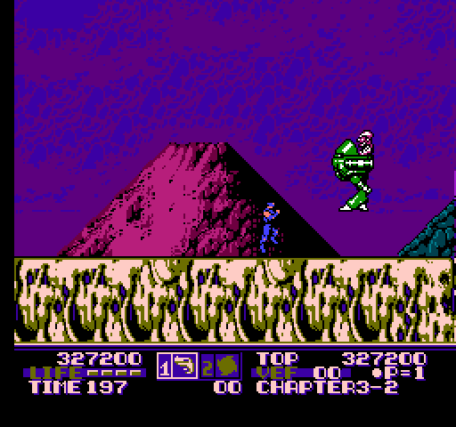 Low G Man NES / Famicom Screenshot: If you shoot this guy you can take that robot for yourself.