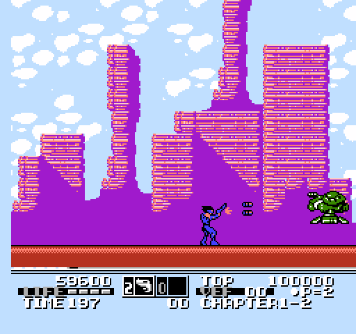 Low G Man NES / Famicom Screenshot: The start of chapter 1 scene 2.