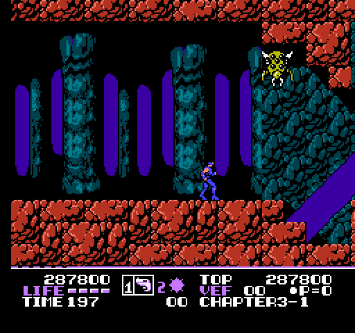 Low G Man NES / Famicom Screenshot: Entering a mine with all new opponents to fight!