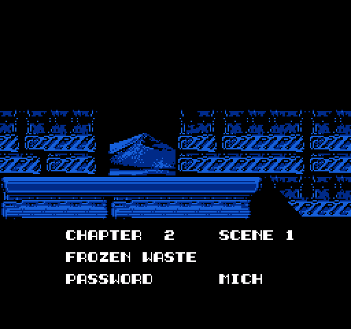 Low G Man NES / Famicom Screenshot: Time to begin chapter 2.