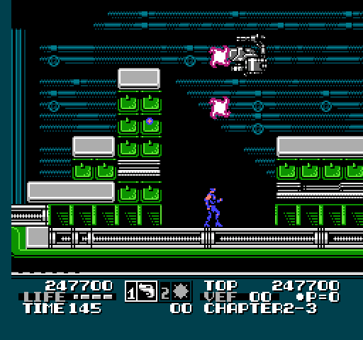 Low G Man NES / Famicom Screenshot: Entering the submarine!