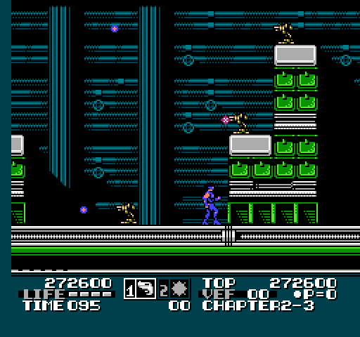 Low G Man NES / Famicom Screenshot: Lots of things shoot at you here.