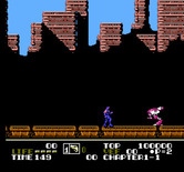 Low G Man for NES / Famicom - Game start.