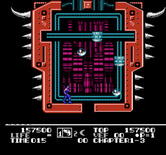 Low G Man for NES / Famicom - Attacking a giant metal head...