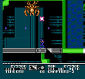 Low G Man for NES / Famicom - This boss likes to hang out on the ceiling.
