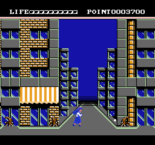 Mugen Senshi Valis: The Fantastic Soldier NES / Famicom Screenshot: Alien creatures attack!