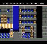 Mugen Senshi Valis: The Fantastic Soldier for NES / Famicom - Exploring this dangerous city!