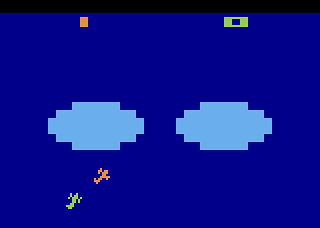 Combat Atari 2600 Screenshot: The chase continues...