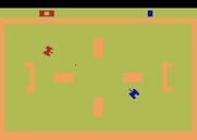 Combat for Atari 2600 - You can also add walls to the battlefield.