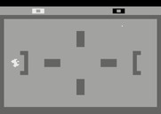 Combat for Atari 2600 - Invisible tanks; the tank only shows shortly when you fire.