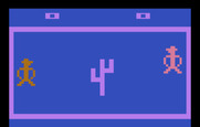 Outlaw for Atari 2600 - The game begins!
