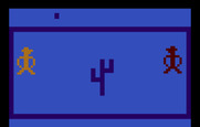 Outlaw for Atari 2600 - Starting screen; select game options here.