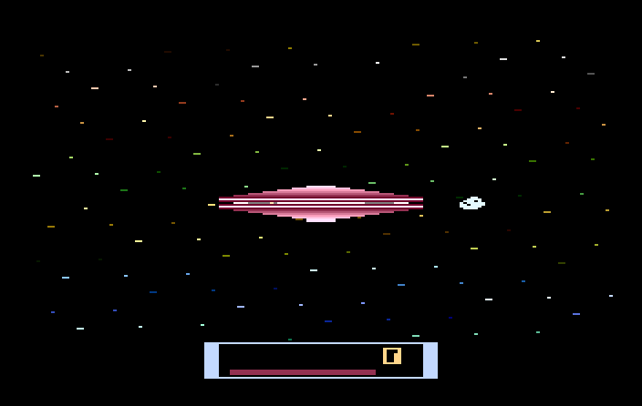 Cosmic Ark Atari 2600 Screenshot: Game start.
