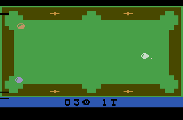 Trick Shot Atari 2600 Screenshot: On to the next challenge...