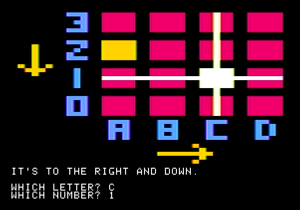 Bumble Games Apple II Screenshot: Guess number 2...
