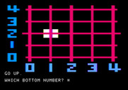Bumble Games for Apple II - Here's a clue after my first guess.