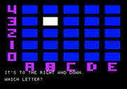 Bumble Games for Apple II - Can you locate the butterfly from the clues?