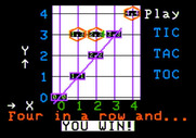 Bumble Games for Apple II - Tic Tac Toc game introduction.