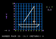 Bumble Games for Apple II - Connecting dots to form a picture.