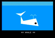 Bumble Games for Apple II - The completed whale.