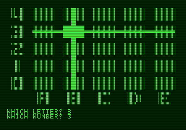 Bumble Games Apple II Screenshot: Searching for the butterfly...