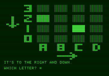 Bumble Games for Apple II - Some clues are provided when you guess wrong.