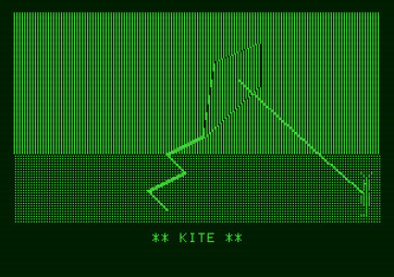 Bumble Games for Apple II - Each of Bumble's favorite pictures includes a completed image.