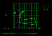 Bumble Games for Apple II - Drawing a whale.